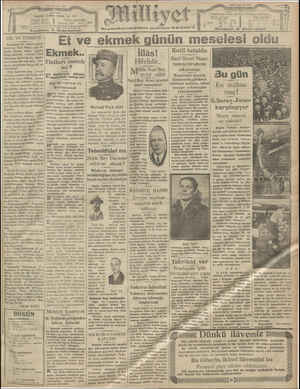 Milliyet Gazetesi 22 Mart 1929 kapağı