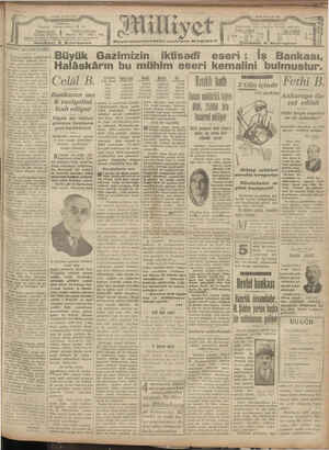 Milliyet Gazetesi 31 Mart 1929 kapağı