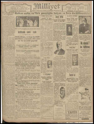 Milliyet Gazetesi 7 Nisan 1929 kapağı
