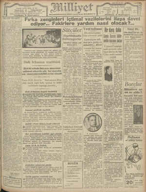 Milliyet Gazetesi 15 Nisan 1929 kapağı
