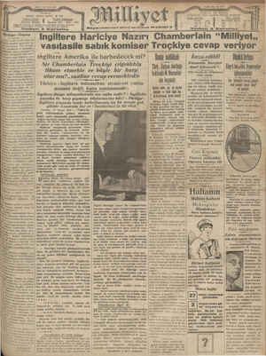 Milliyet Gazetesi 30 Nisan 1929 kapağı
