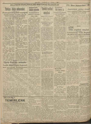    i ; i i z A Roma gazetelerinin neşriyatı MİLLİYET CUMARTESİ *4 MAYIS 1929 “MİLLİYETİN HARİÇTEN:ALDIĞI MEKTUP'VE TELGRAFLAR