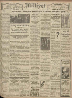 Milliyet Gazetesi 5 Mayıs 1929 kapağı