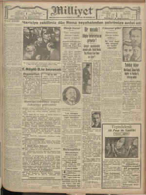 Milliyet Gazetesi 6 Mayıs 1929 kapağı