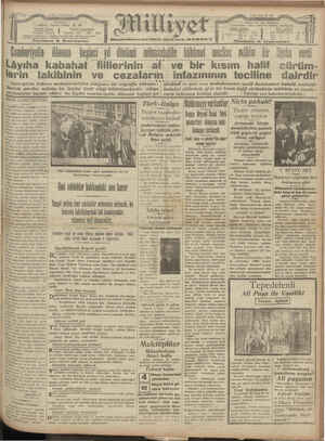 Milliyet Gazetesi 7 Mayıs 1929 kapağı