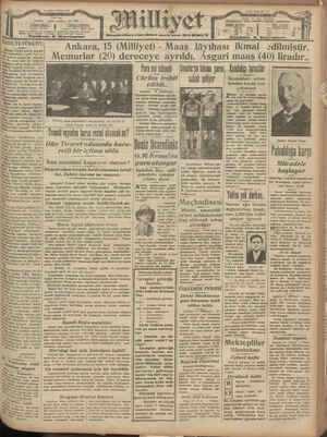 Milliyet Gazetesi 16 Mayıs 1929 kapağı