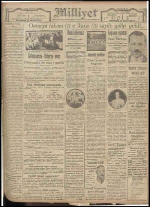 Milliyet Gazetesi 18 Mayıs 1929 kapağı