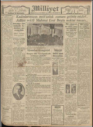 Milliyet Gazetesi 26 Mayıs 1929 kapağı