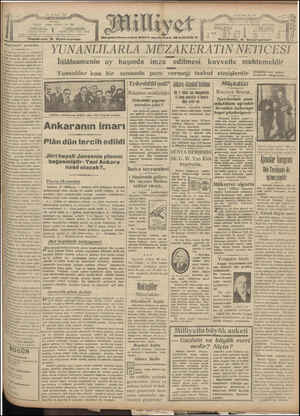 Milliyet Gazetesi 28 Mayıs 1929 kapağı