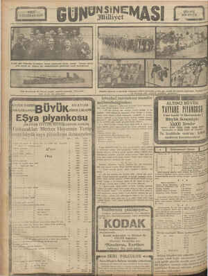  K Evelki gün Ankarada İş bankası heyeti umumiyesi Içtima etmişti DENE İ a va B ç G 4 HAZİRAN 19209 eden zevata ait Ankara...