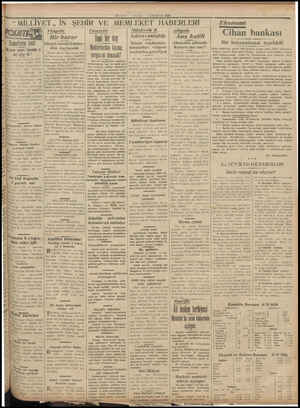  MİLLİYET PAZAR »HY '/lkv"l 1929 - “MİLLİYET,, İN ŞEHİR VE MEMLEKET HABERLERİ kanlar menunı Cemaleddin &. vasıl inlkar etti ?