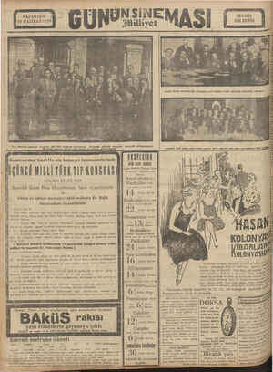   PAZARTESİ 10 HAZİRAN 1929 Türk Matbuat cem'iyeti kongrası dün Türh ocağıı foplanmıştır. Kongredi Resmlmiz konreye İşti,...