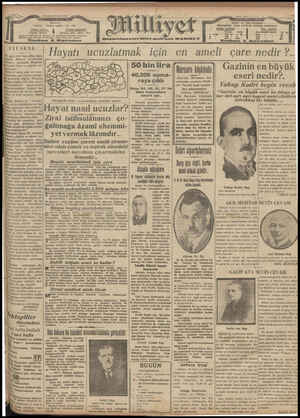 Milliyet Gazetesi 13 Haziran 1929 kapağı