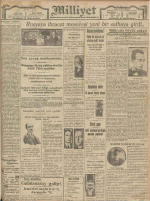 Milliyet Gazetesi 24 Haziran 1929 kapağı