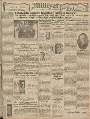 Milliyet Gazetesi 25 Haziran 1929 kapağı