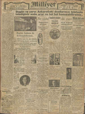 Milliyet Gazetesi 1 Temmuz 1929 kapağı