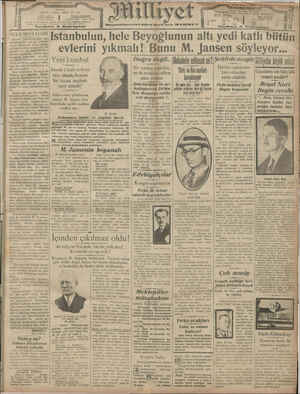 Milliyet Gazetesi 4 Temmuz 1929 kapağı