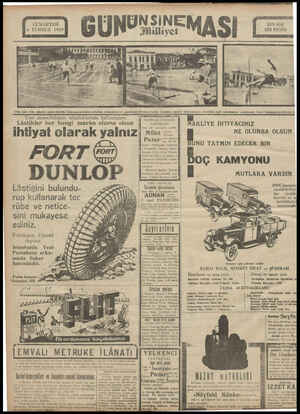  CUMARTESİ ) TEMMUZ- 1929 GÜNÜYSNE BAA RELE| BİN SÖZ BİR RESİM MASI Dün saat 15de taksim stadyomunda Galatasaraylıların...