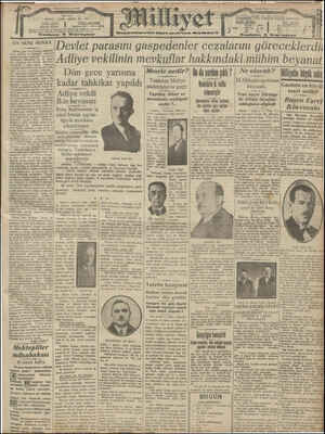 Milliyet Gazetesi 8 Temmuz 1929 kapağı