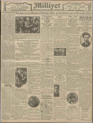 Milliyet Gazetesi 10 Temmuz 1929 kapağı
