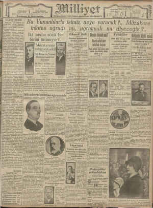 Milliyet Gazetesi 14 Temmuz 1929 kapağı