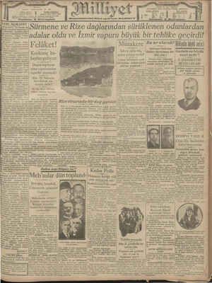 Milliyet Gazetesi 16 Temmuz 1929 kapağı