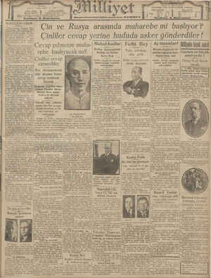 Milliyet Gazetesi 17 Temmuz 1929 kapağı