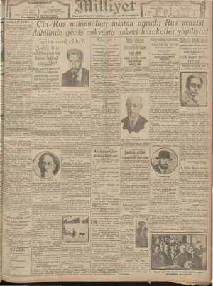Milliyet Gazetesi 19 Temmuz 1929 kapağı