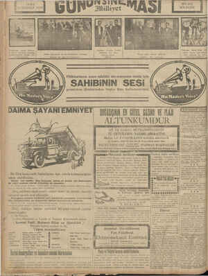    ( İMA © livE, i His CUMA Üy iv bi BİN SÖZ 119 TEMMUZ 1929 Milliyet BİR RESİM ; ” : ı WU Büyükliman vapuru Trabzon-...