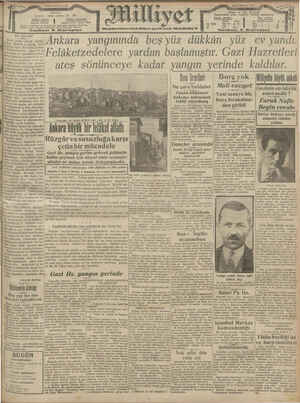 Milliyet Gazetesi 20 Temmuz 1929 kapağı