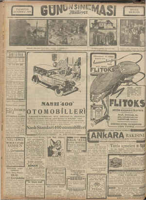   BİN SÖZ | BİR RESİM PAZARTESİ 22 TEMMÜUZ 1929 # * y H - l iş h n J Ankarada vukua gelen müessif yangın esnasında ve...