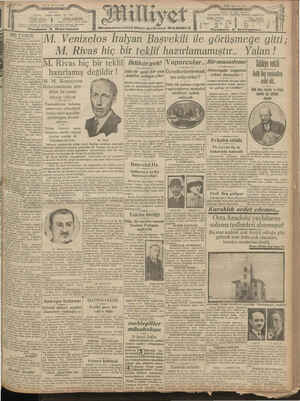 Milliyet Gazetesi 30 Temmuz 1929 kapağı