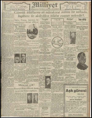 Milliyet Gazetesi 14 Ağustos 1929 kapağı