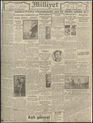 Milliyet Gazetesi 15 Ağustos 1929 kapağı