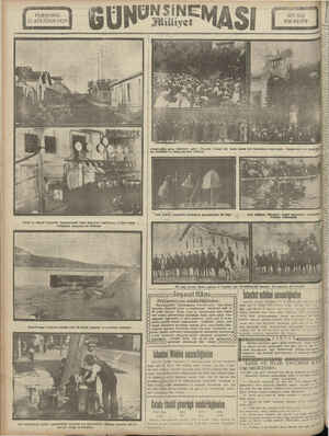   PERŞEMBE 15 AĞUSTOS 1929 İan Tezahlrât ve nümayişlerden Intibalar. Posta ve telgraf Idaresinin Osmaniyedeki telsiz İstasyonu