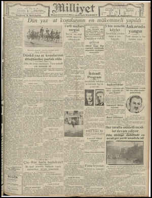 Milliyet Gazetesi 17 Ağustos 1929 kapağı