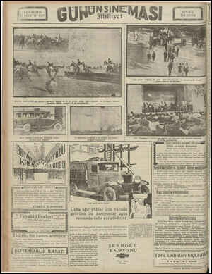  peKli SA CUMARTESİ 17 AĞUSTOS 1929 yapılmıştır. Koşuya on iki at Resmimiz Düni Barsa - Çekirge yolunda çok muntazam otobtis