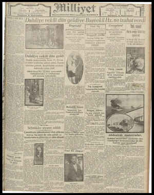 Milliyet Gazetesi 18 Ağustos 1929 kapağı
