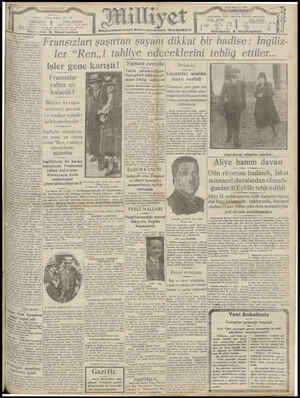 Milliyet Gazetesi 25 Ağustos 1929 kapağı