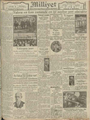 Milliyet Gazetesi 27 Ağustos 1929 kapağı