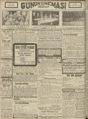   BİN SÖZ BİR RESİM CUMA : 30 AĞUSTOS 1929 NSiNE Milliyet Şarkı karip kadınlığı hakkında tetkikatta bulanmak üzre şehrimize
