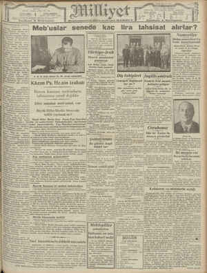 Milliyet Gazetesi 21 Eylül 1929 kapağı