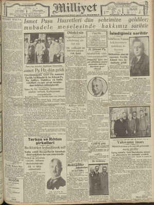 Milliyet Gazetesi 24 Eylül 1929 kapağı