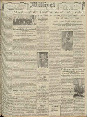 Milliyet Gazetesi 9 Ekim 1929 kapağı