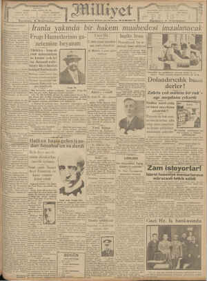 Milliyet Gazetesi 24 Ekim 1929 kapağı