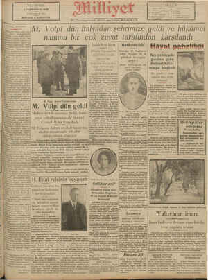 Milliyet Gazetesi 4 Kasım 1929 kapağı