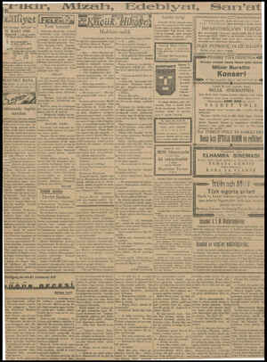  ART 1930 ANE — Ankara eaddesi adresi: Milliyet, 15 Te lefon numaraları: * sal 3911, 3912, 3913 İsNE ÜCRETLERİ Türkiye için