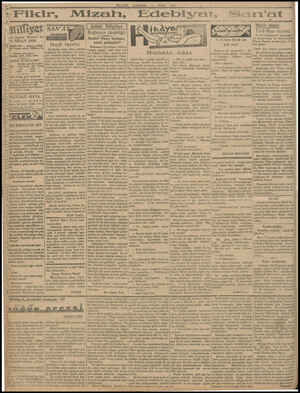  Fikır, irın Ümdesi “Milliyet* tir. i 9 NİSAN 1930 ÜÜ'NREHANE — Ankara caddesi oo'rıı.ı.ı.ımı Milliyet, İs. N d E' Telel 5;