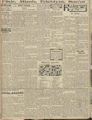  PFikir, , rın Ümdesi “Milliyet” tir, 20 MAYIS 1930 AREHANE — Ankara caddesi v:u'rıı.ı-ıı.ı...ixıııw.ı.. lan büyük meseleler