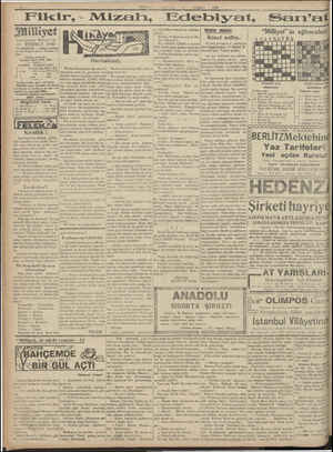   ĞN Kreez SEYÜŞET Ş ÇN Te RAİ SEP AAA Bi ge a MİLİYr t "Uxh*ı 21 TEMMUZ 1930 aasrın ümdesi “Milliyet” tir 21 TEMMUZ 1930...